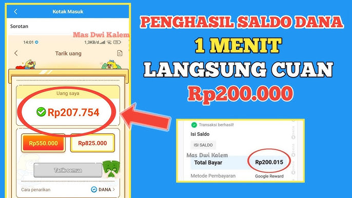 Aplikasi Penghasil Saldo DANA InCash Terbukti Membayar
